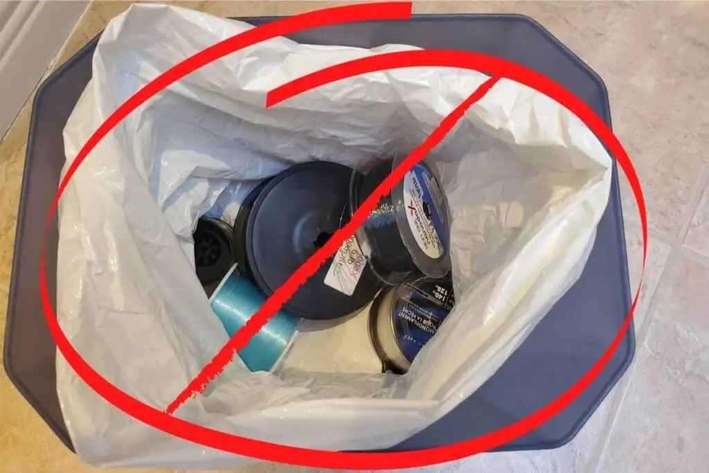 How To Properly Dispose Of Your Old Fishing Line Begin To Fish